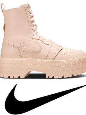 Nike Air Jordan 1 Brooklyn Pink Guava Ice Platform Sneakers Shoes*NEW